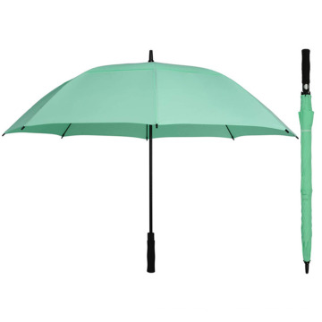 Double Layer Automatic Promotion Advertising Custom Print Logo Golf Straight Umbrella Windproof